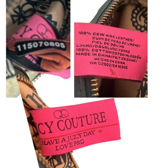 Rare Vintage P&G Juicy Couture Leather Barrel Bag - Picture 13 of 17